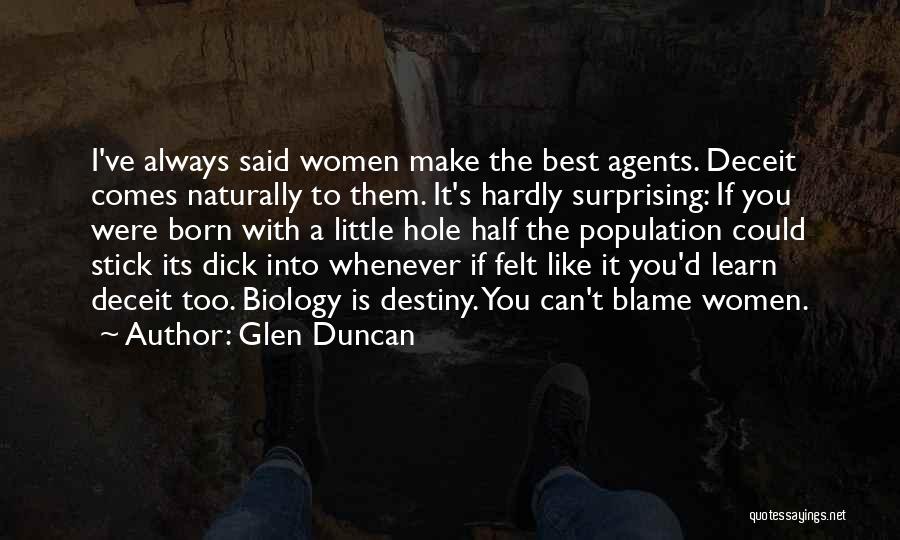 Getting Deleted From Quotes By Glen Duncan