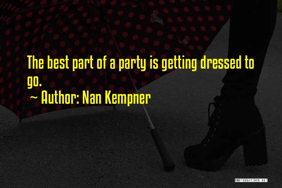 Getting Dressed Quotes By Nan Kempner