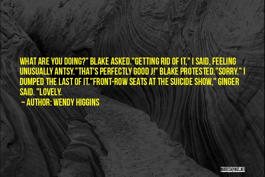 Getting Dumped Quotes By Wendy Higgins