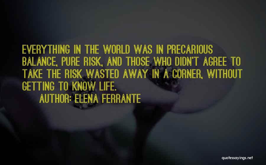 Getting Everything Out Of Life Quotes By Elena Ferrante