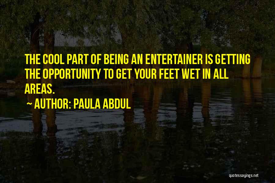 Getting Feet Wet Quotes By Paula Abdul