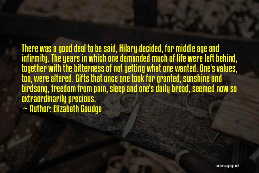 Getting Freedom Quotes By Elizabeth Goudge