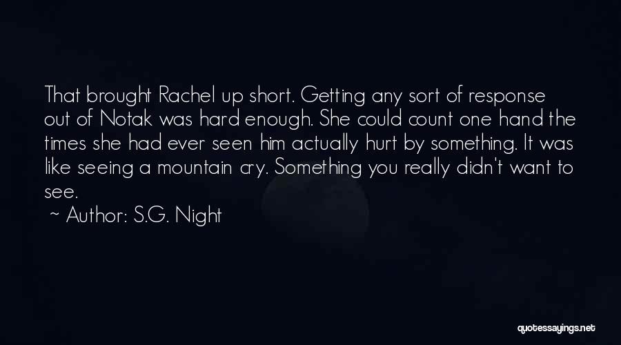 Getting Hurt By Someone Quotes By S.G. Night