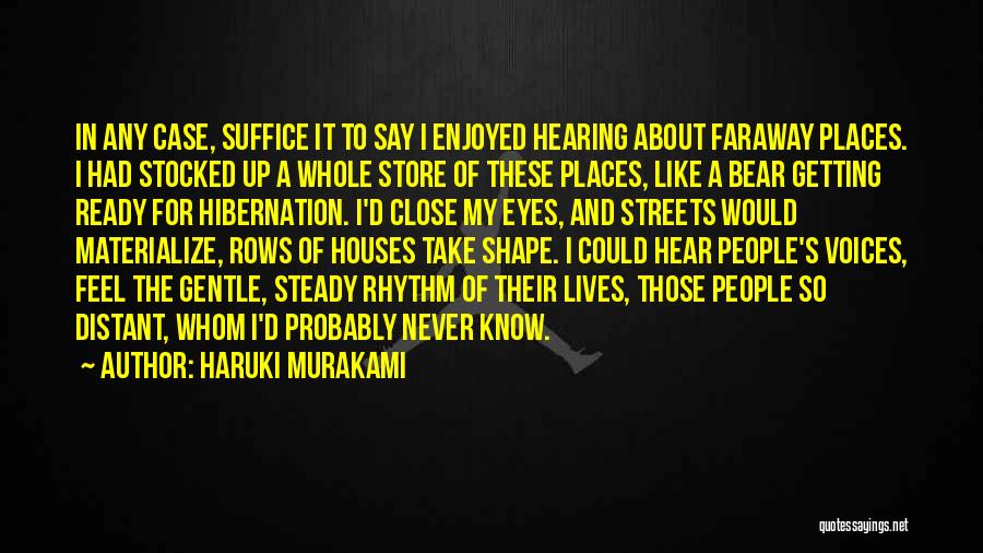 Getting In Shape Quotes By Haruki Murakami