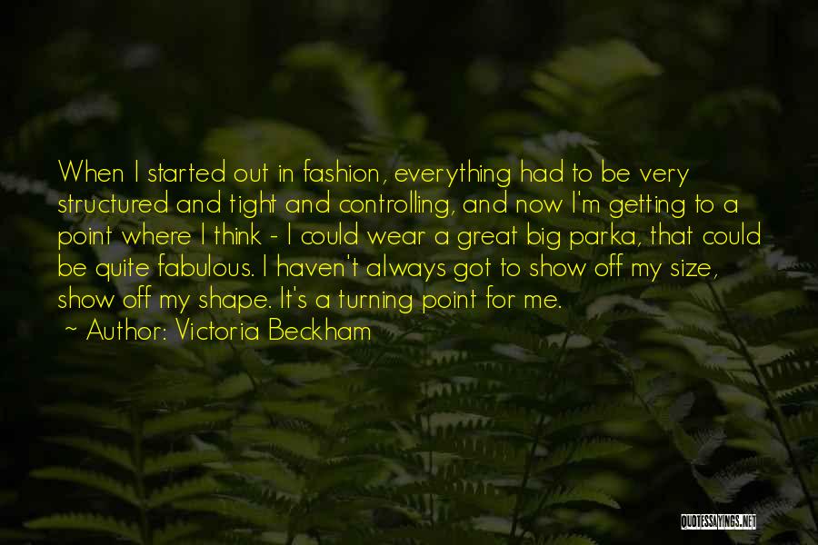 Getting In Shape Quotes By Victoria Beckham
