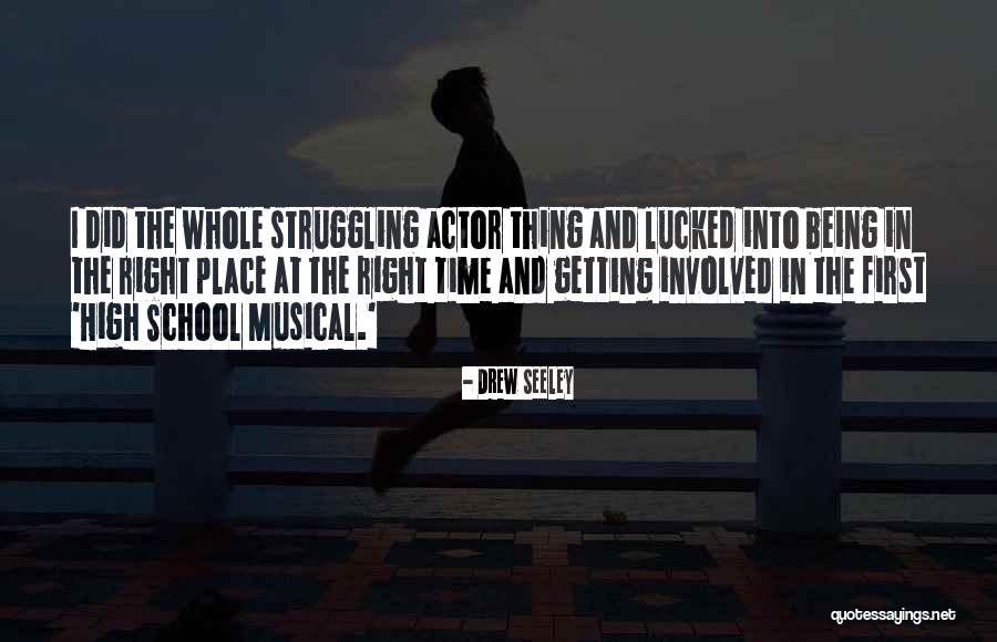 Getting Involved In School Quotes By Drew Seeley Getting Involved In School Quotes By Drew Seeley