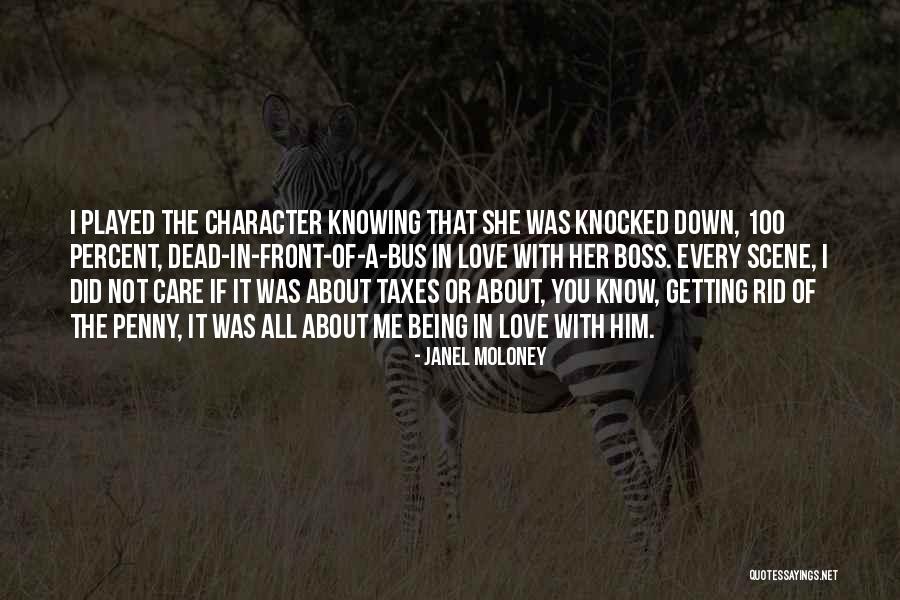 Getting Knocked Down And Getting Up Quotes By Janel Moloney