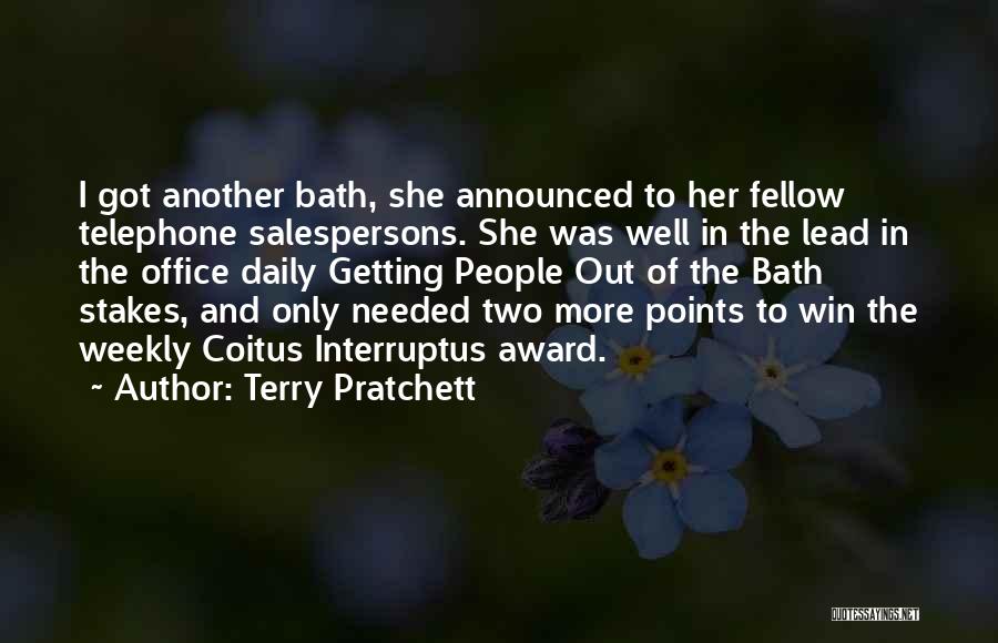 Getting Lead On Quotes By Terry Pratchett