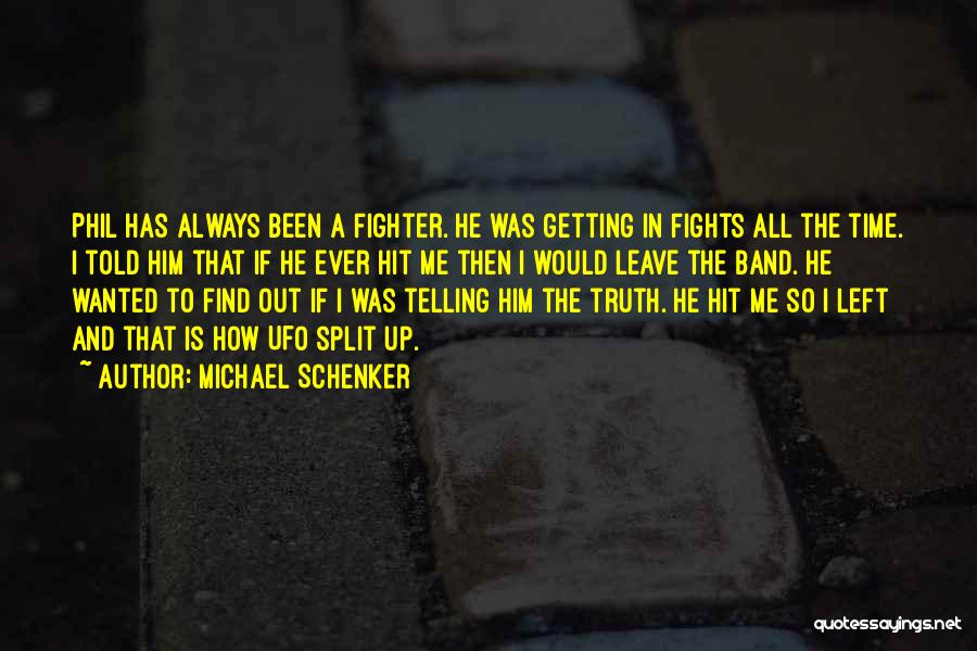 Getting Left Out Quotes By Michael Schenker