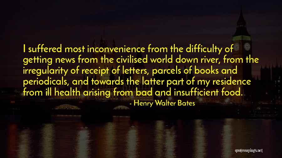 Getting Letters Quotes By Henry Walter Bates