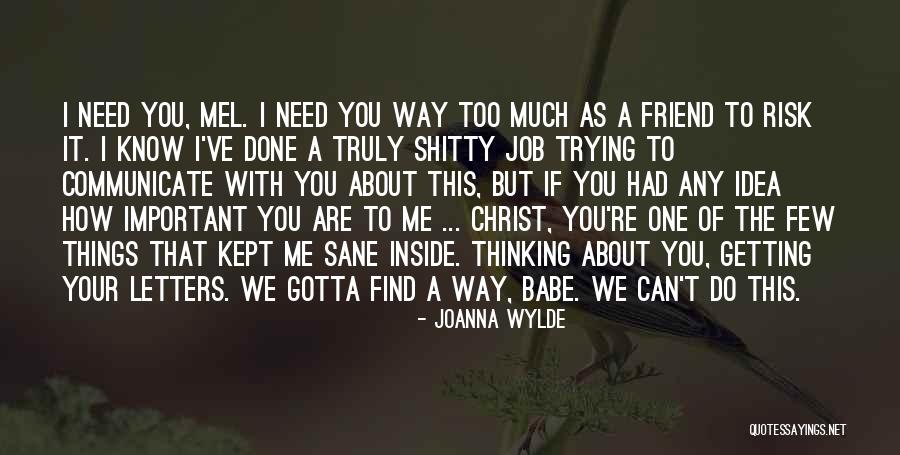 Getting Letters Quotes By Joanna Wylde