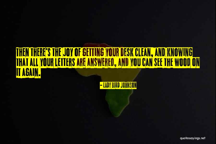 Getting Letters Quotes By Lady Bird Johnson Getting Letters Quotes By Lady Bird Johnson