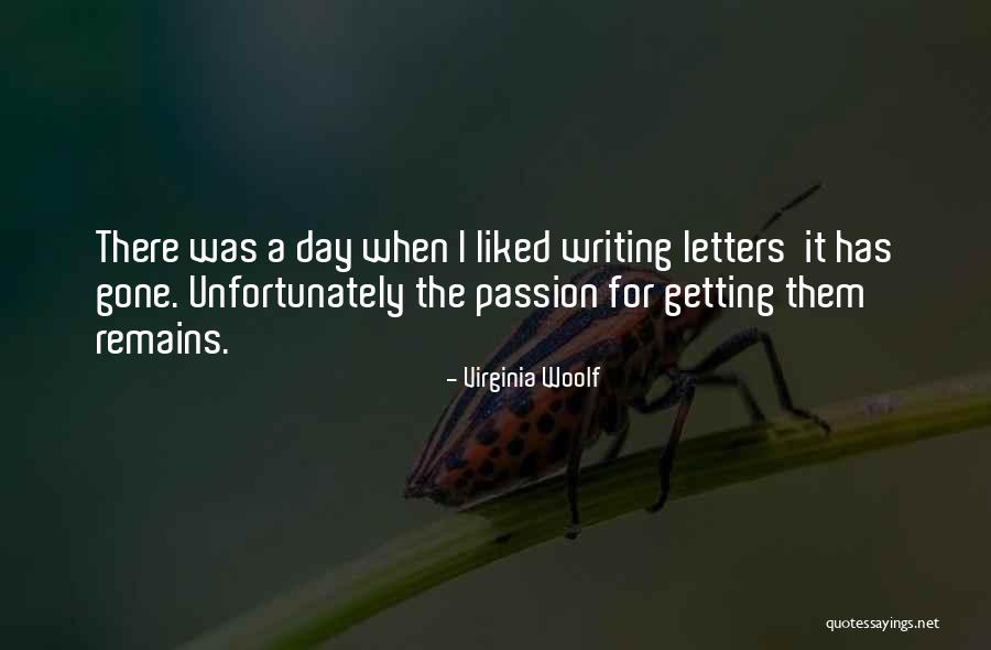 Getting Letters Quotes By Virginia Woolf