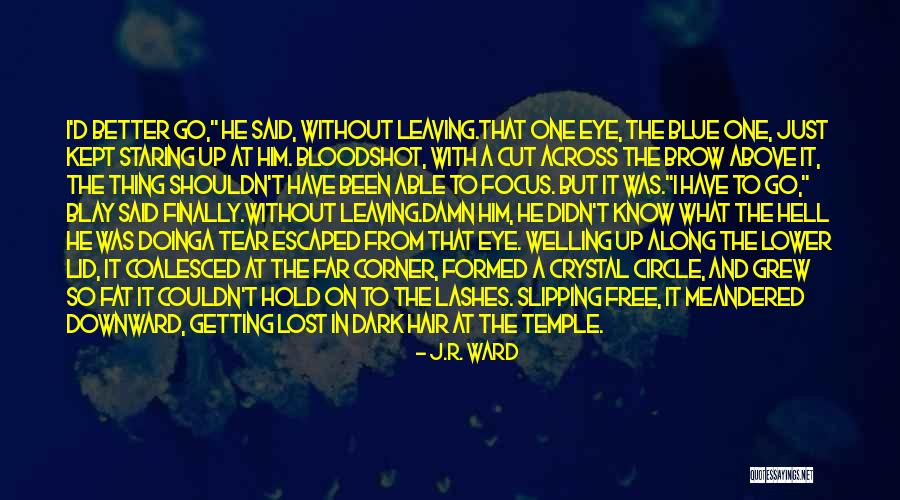 Getting Lost Along The Way Quotes By J.R. Ward Getting Lost Along The Way Quotes By J.R. Ward