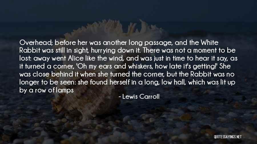 Getting Lost In The Moment Quotes By Lewis Carroll