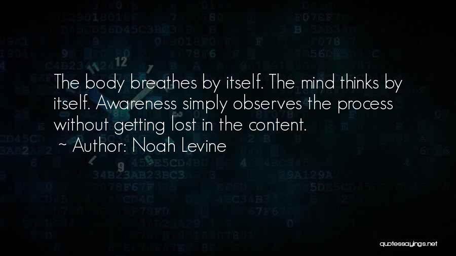 Getting Lost In Your Mind Quotes By Noah Levine