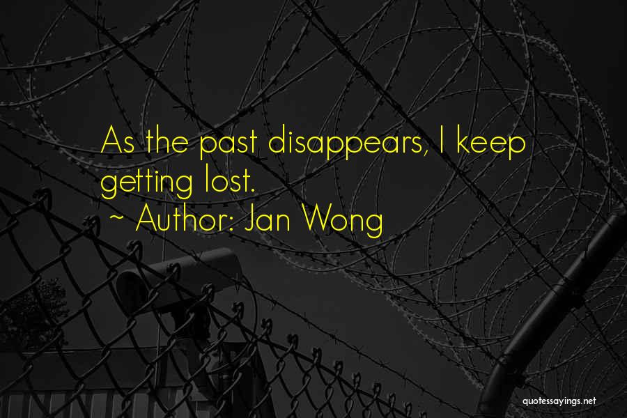 Getting Lost Quotes By Jan Wong