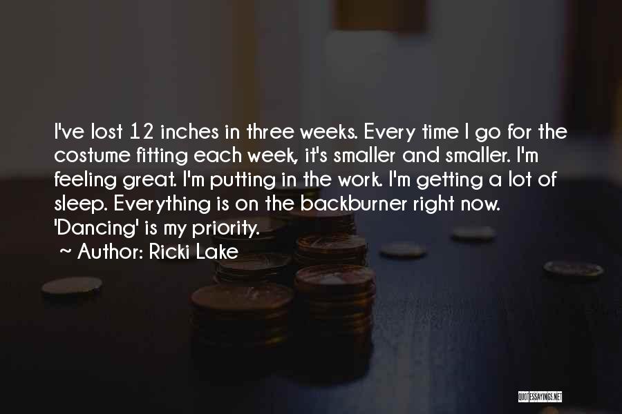 Getting Lost Quotes By Ricki Lake