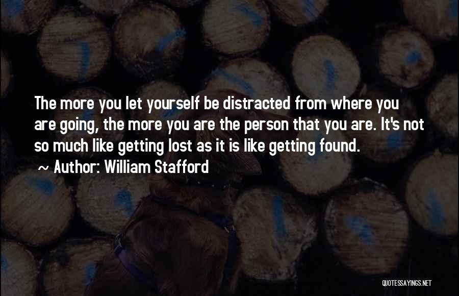 Getting Lost Quotes By William Stafford