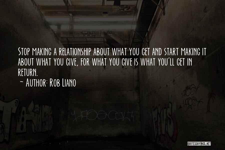 Getting Love In Return Quotes By Rob Liano