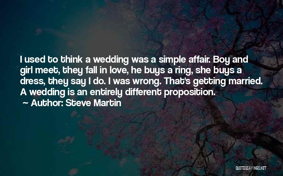 Getting Married Quotes By Steve Martin