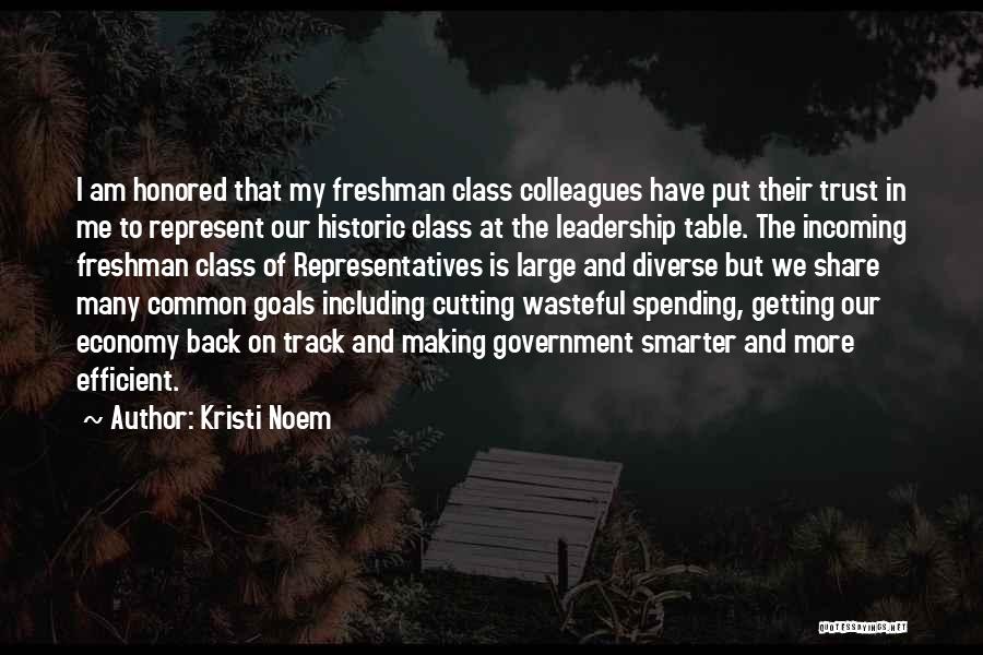 Getting Off Track Quotes By Kristi Noem