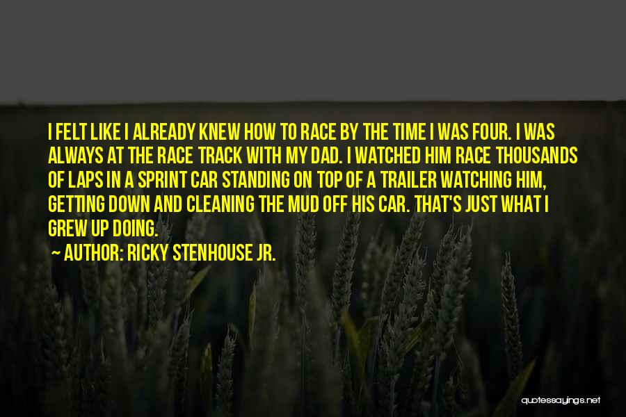 Getting Off Track Quotes By Ricky Stenhouse Jr.