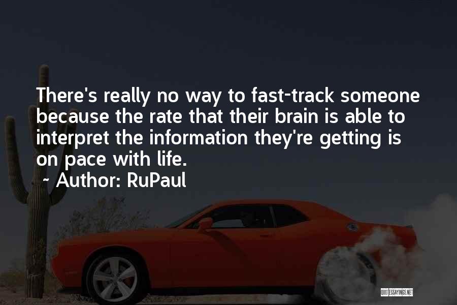 Getting Off Track Quotes By RuPaul