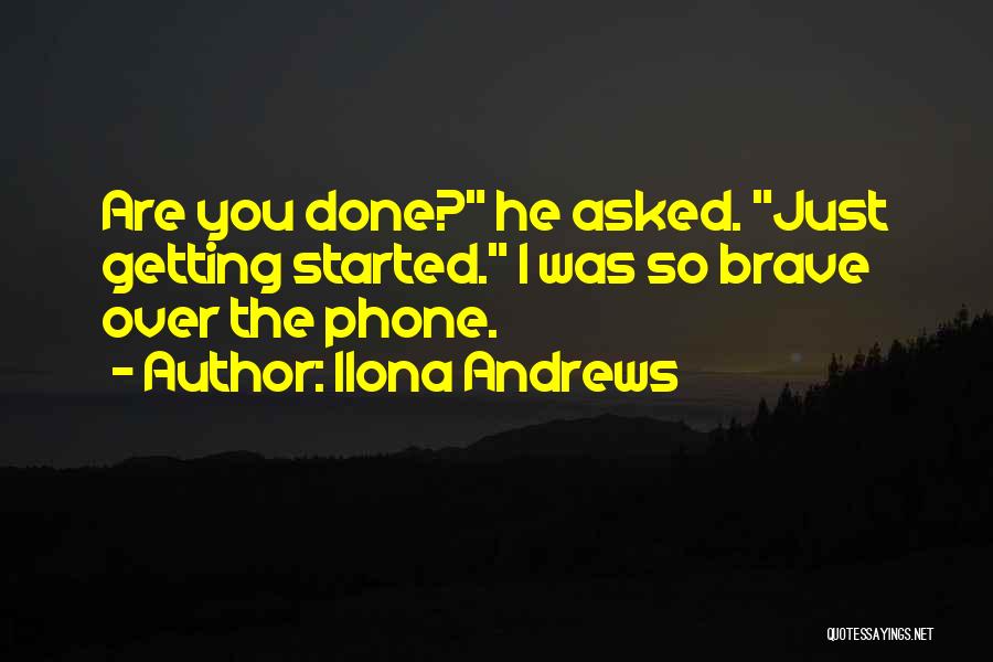 Getting Off Your Phone Quotes By Ilona Andrews