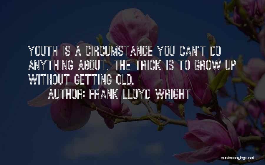 Getting Old Is Quotes By Frank Lloyd Wright
