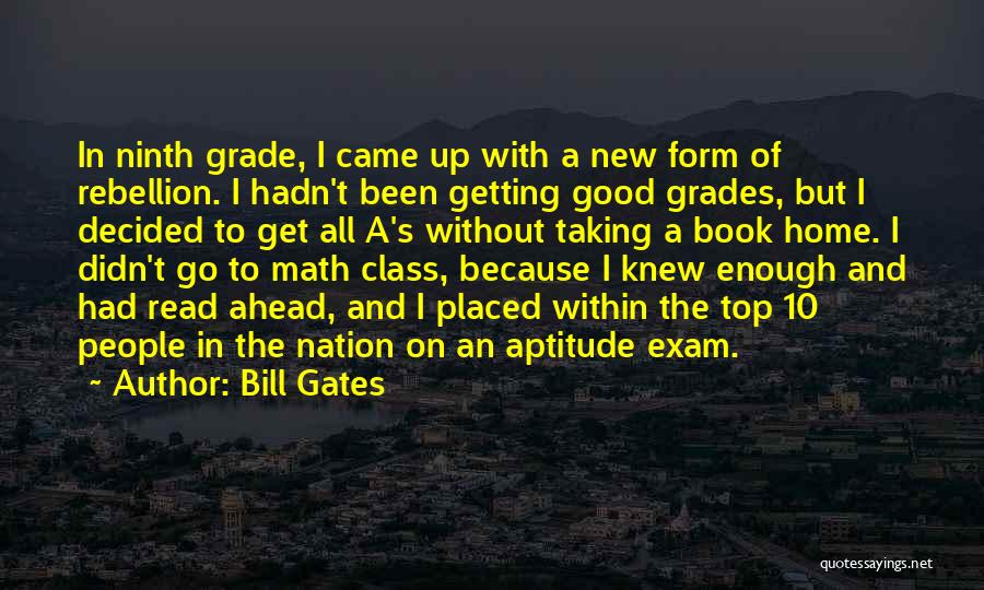Getting On Top Quotes By Bill Gates