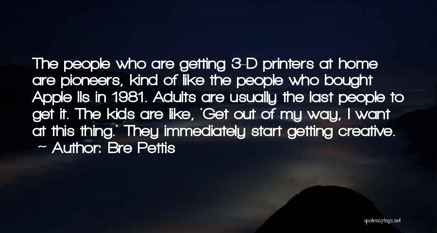 Getting Out Of My Way Quotes By Bre Pettis