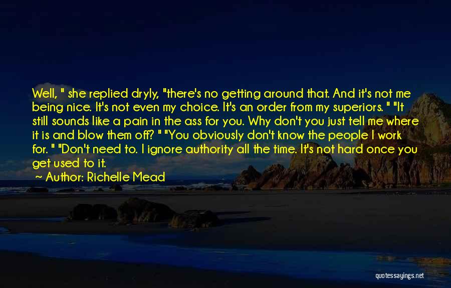 Getting Over Being Used Quotes By Richelle Mead