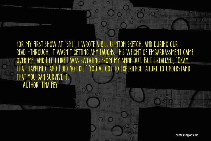 Getting Over Failure Quotes By Tina Fey