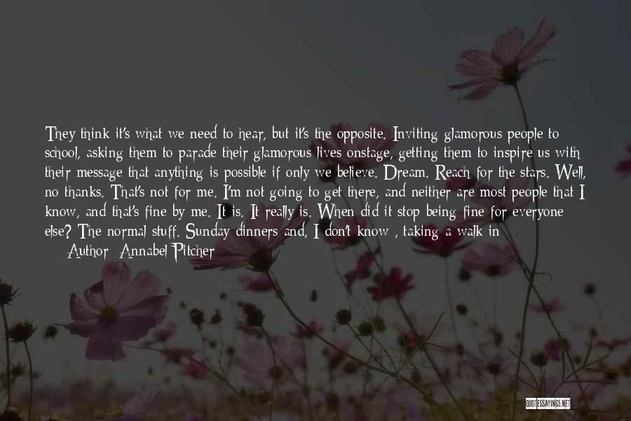 Getting Over It And Being Happy Quotes By Annabel Pitcher