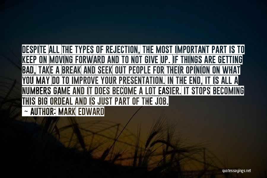 Getting Over It And Moving On Quotes By Mark Edward