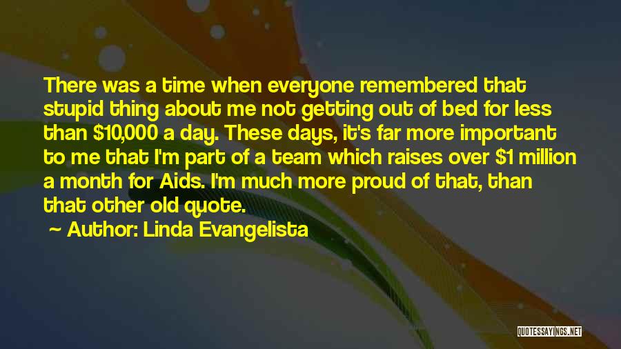 Getting Over It Quotes By Linda Evangelista