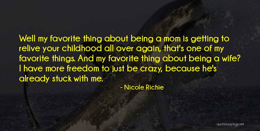 Getting Over Things Quotes By Nicole Richie