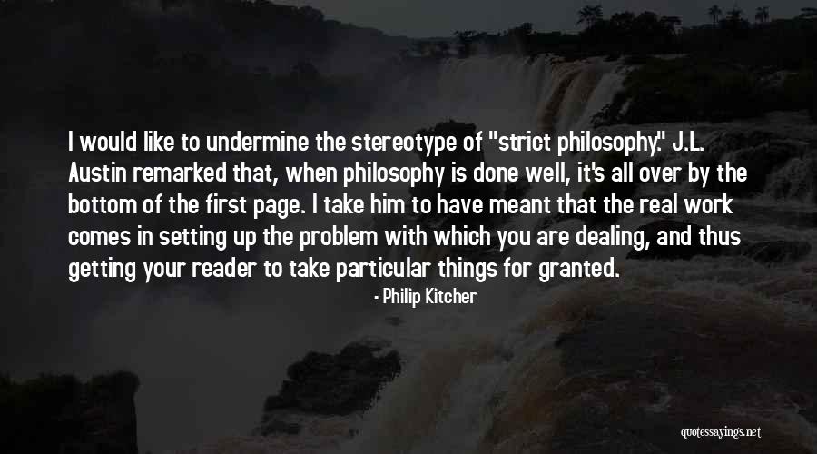 Getting Over Things Quotes By Philip Kitcher Getting Over Things Quotes By Philip Kitcher