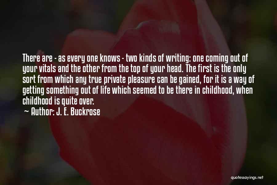 Getting Over Your Childhood Quotes By J. E. Buckrose