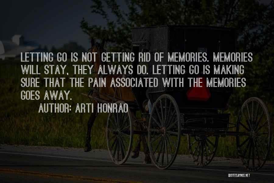 Getting Past Pain Quotes By Arti Honrao