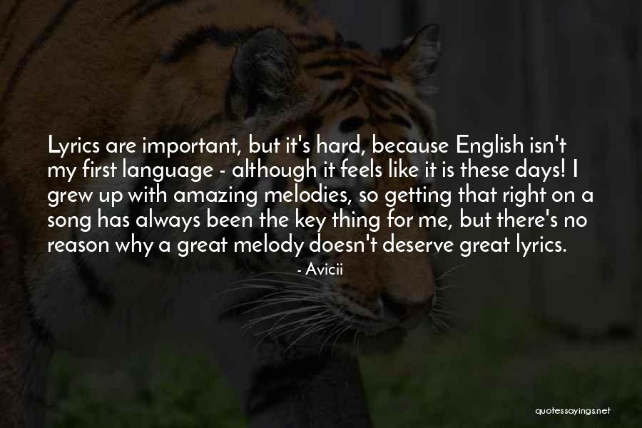 Getting Something You Deserve Quotes By Avicii Getting Something You Deserve Quotes By Avicii