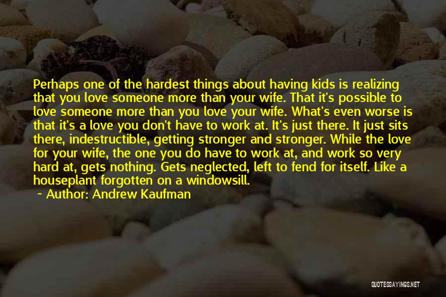 Getting Stronger In Love Quotes By Andrew Kaufman