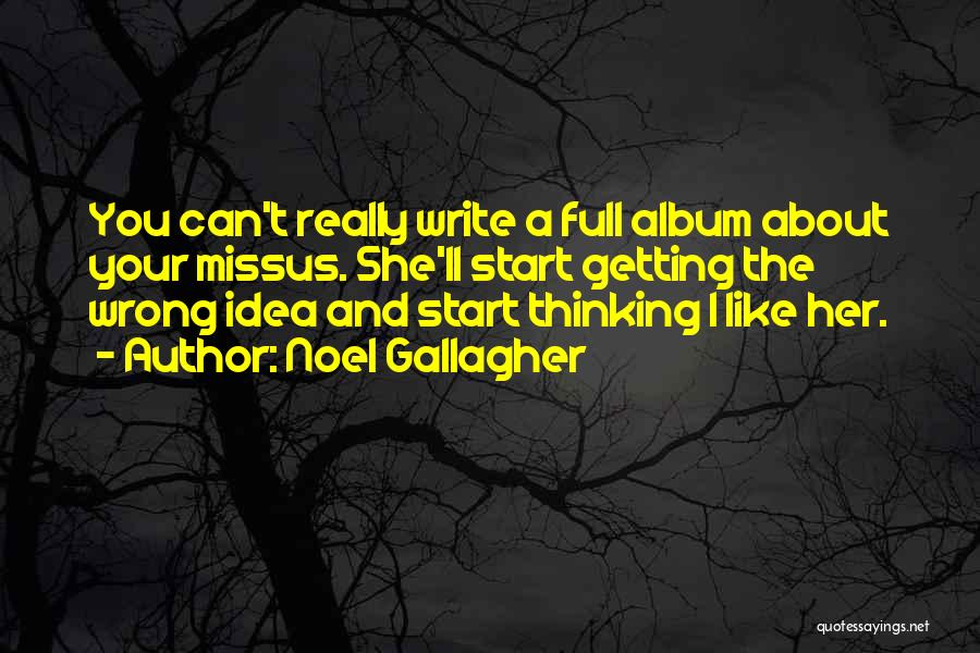 Getting The Wrong Idea Quotes By Noel Gallagher
