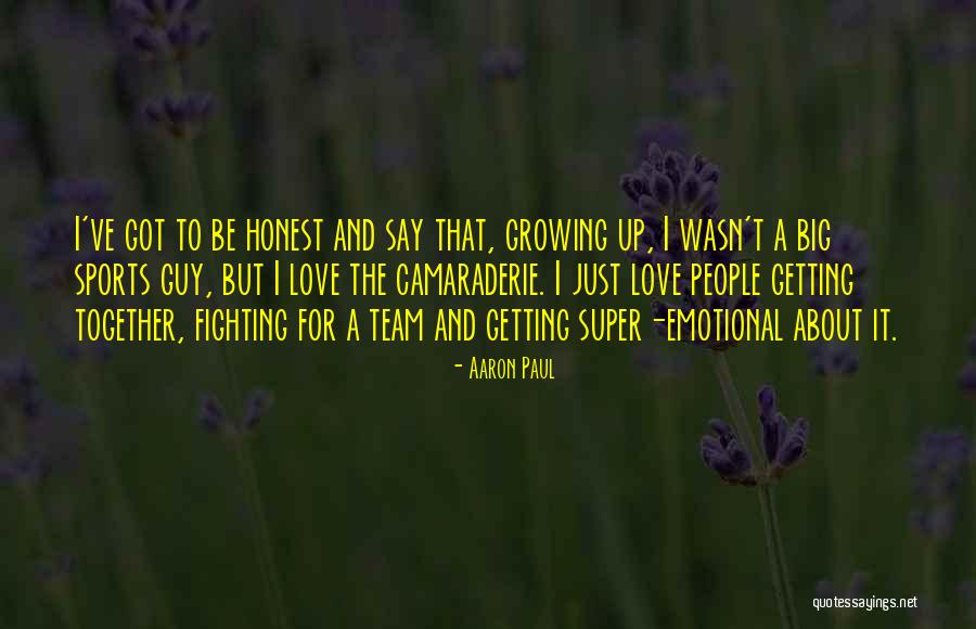 Getting Things Done As A Team Quotes By Aaron Paul Getting Things Done As A Team Quotes By Aaron Paul
