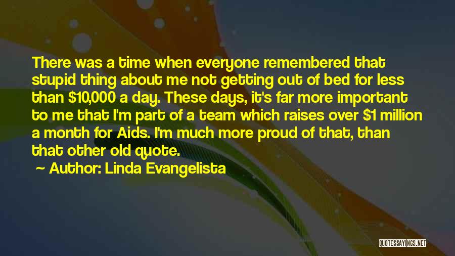 Getting Things Done As A Team Quotes By Linda Evangelista