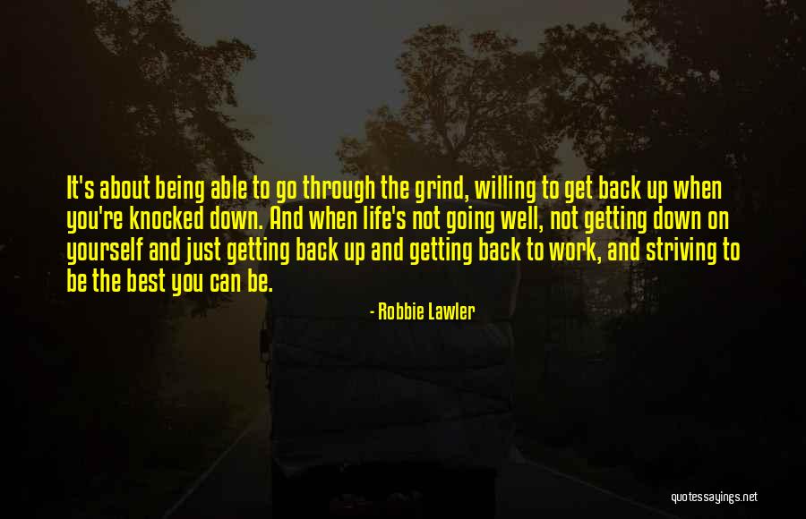 Getting Through Life Quotes By Robbie Lawler