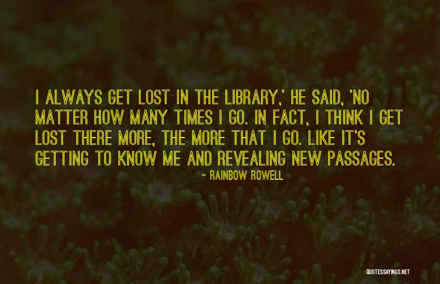 Getting To Know Someone New Quotes By Rainbow Rowell Getting To Know Someone New Quotes By Rainbow Rowell