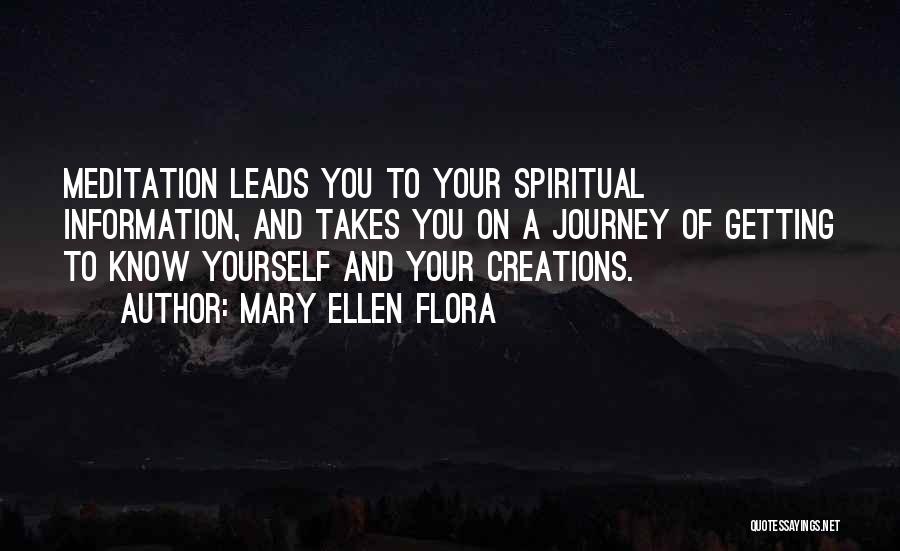 Getting To Know Yourself Quotes By Mary Ellen Flora