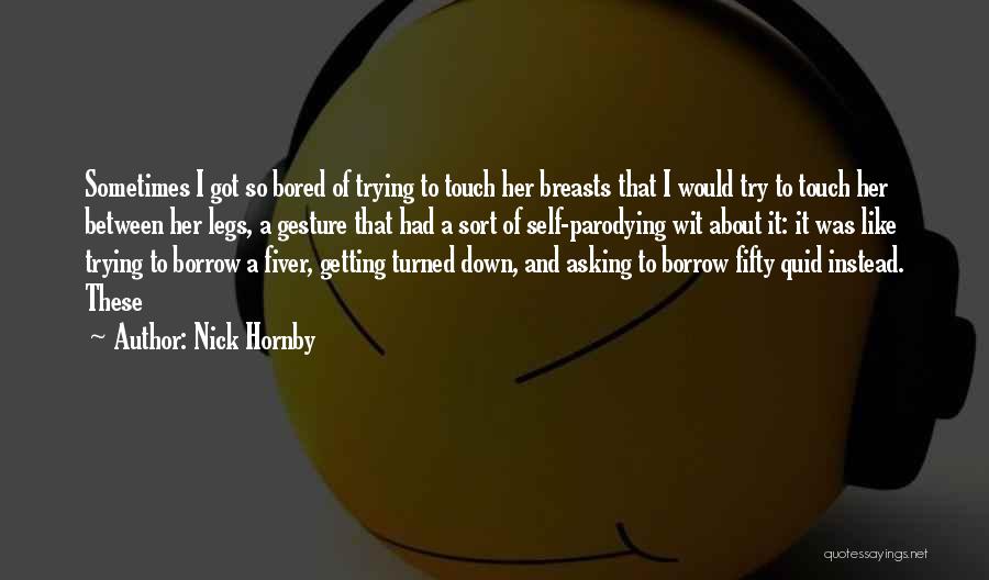 Getting Turned Down Quotes By Nick Hornby